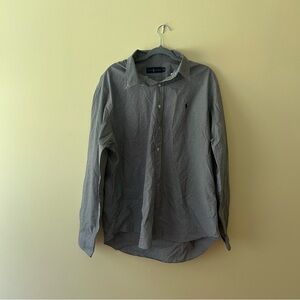 Ralph Lauren Gray Casual Button Down Shirt